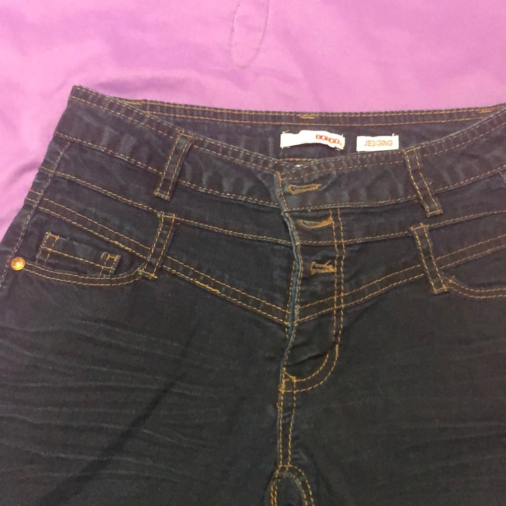 Dark Wash High-Waisted Jeans